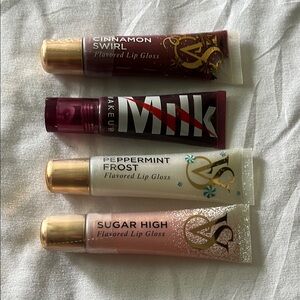 Victoria's Secret Lip Gloss Set - Cinnamon, Peppermint, Sugar